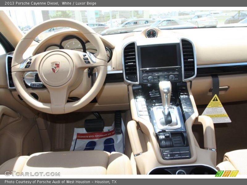 White / Luxor Beige 2013 Porsche Cayenne Diesel