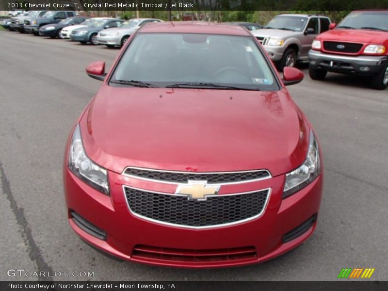 Crystal Red Metallic Tintcoat / Jet Black 2013 Chevrolet Cruze LT
