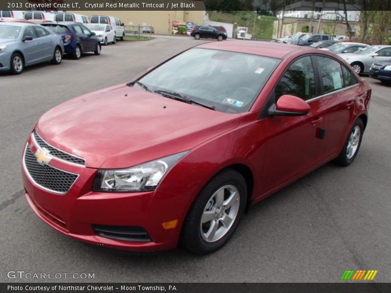 Crystal Red Metallic Tintcoat / Jet Black 2013 Chevrolet Cruze LT