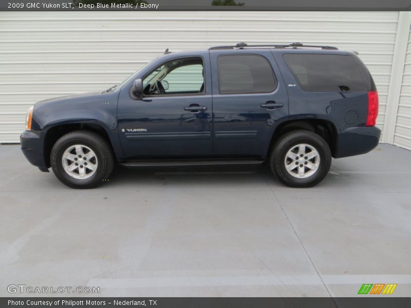 Deep Blue Metallic / Ebony 2009 GMC Yukon SLT