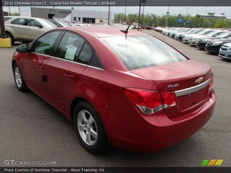 Crystal Red Metallic Tintcoat / Jet Black 2013 Chevrolet Cruze LT
