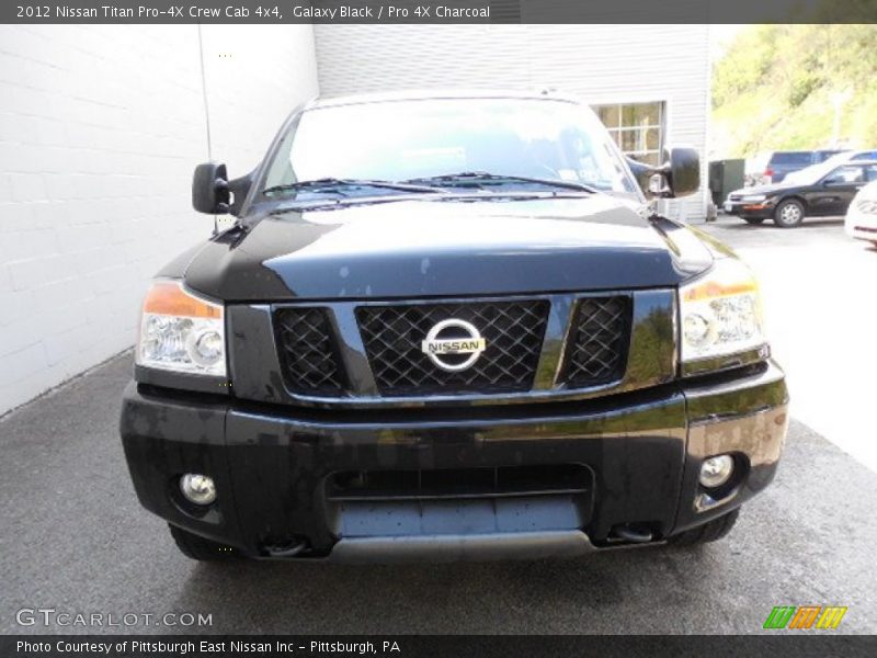 Galaxy Black / Pro 4X Charcoal 2012 Nissan Titan Pro-4X Crew Cab 4x4