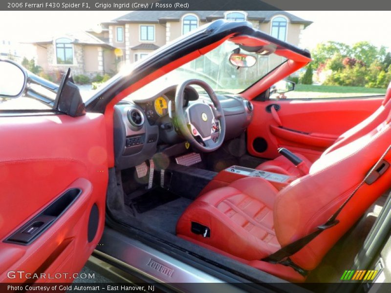  2006 F430 Spider F1 Rosso (Red) Interior