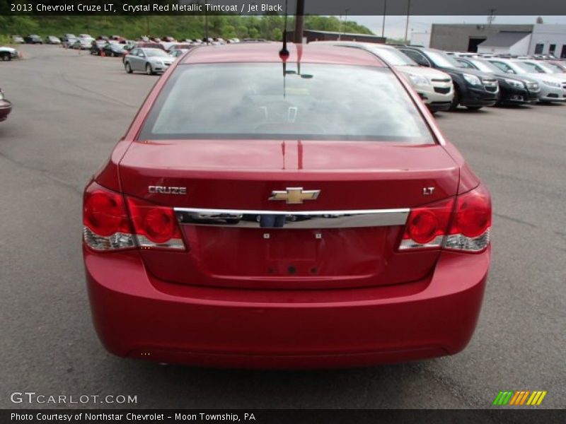 Crystal Red Metallic Tintcoat / Jet Black 2013 Chevrolet Cruze LT