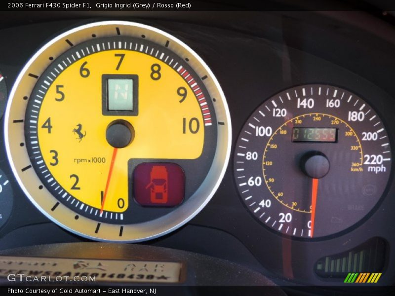  2006 F430 Spider F1 Spider F1 Gauges