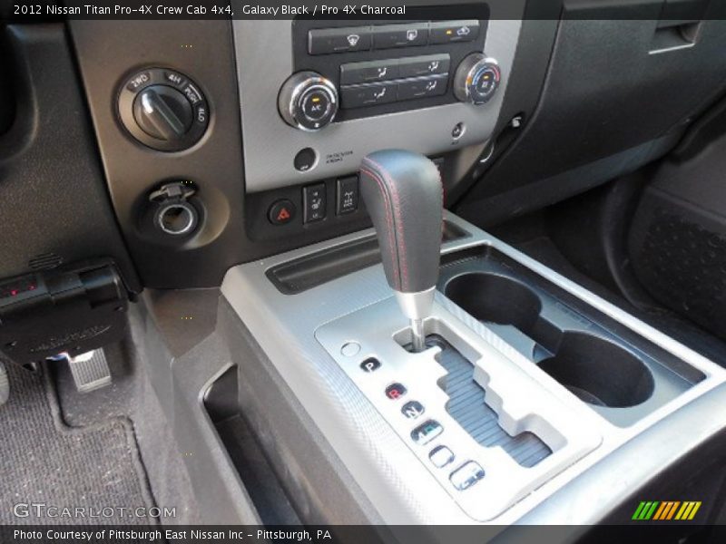 Galaxy Black / Pro 4X Charcoal 2012 Nissan Titan Pro-4X Crew Cab 4x4