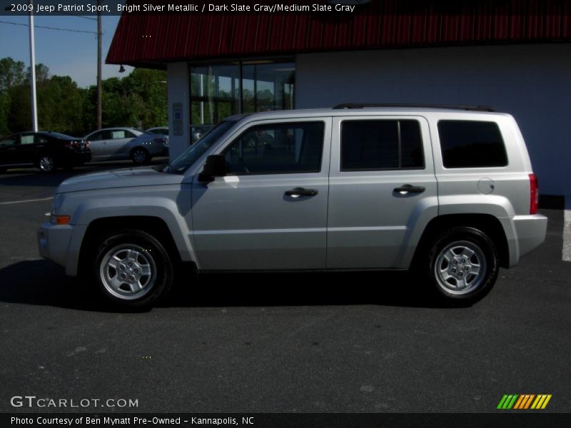 Bright Silver Metallic / Dark Slate Gray/Medium Slate Gray 2009 Jeep Patriot Sport