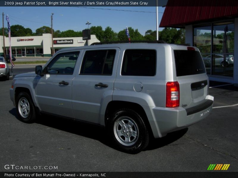 Bright Silver Metallic / Dark Slate Gray/Medium Slate Gray 2009 Jeep Patriot Sport
