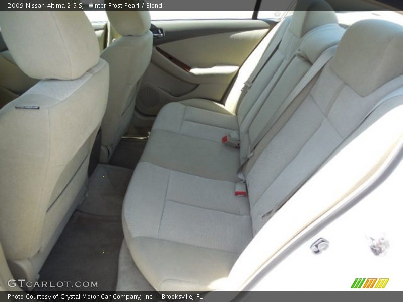 Winter Frost Pearl / Blond 2009 Nissan Altima 2.5 S