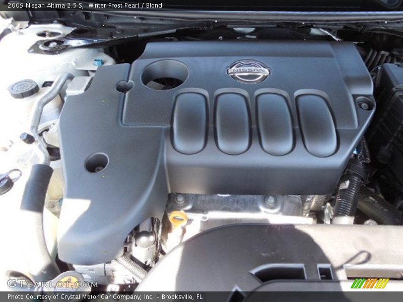 Winter Frost Pearl / Blond 2009 Nissan Altima 2.5 S