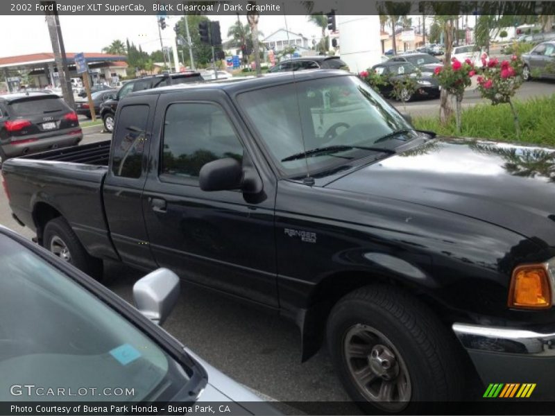 Black Clearcoat / Dark Graphite 2002 Ford Ranger XLT SuperCab