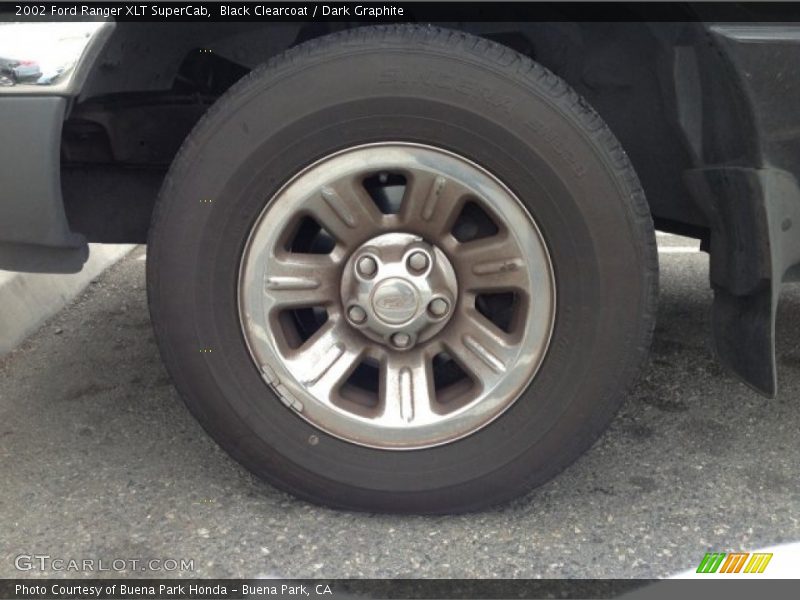 Black Clearcoat / Dark Graphite 2002 Ford Ranger XLT SuperCab