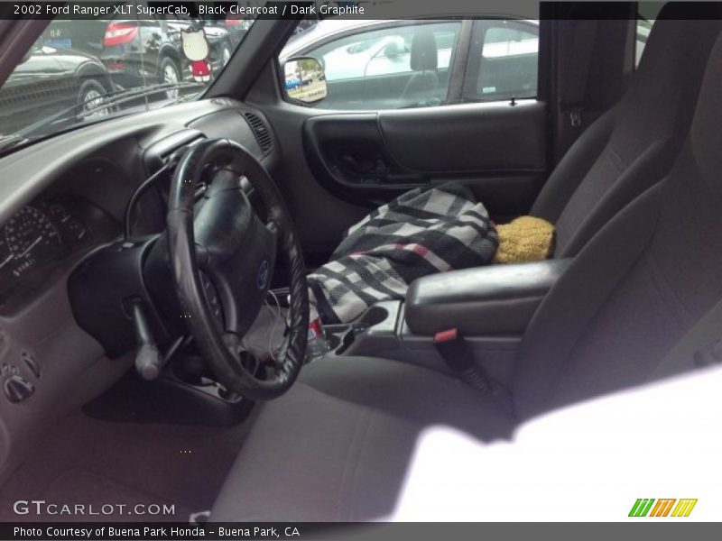 Black Clearcoat / Dark Graphite 2002 Ford Ranger XLT SuperCab