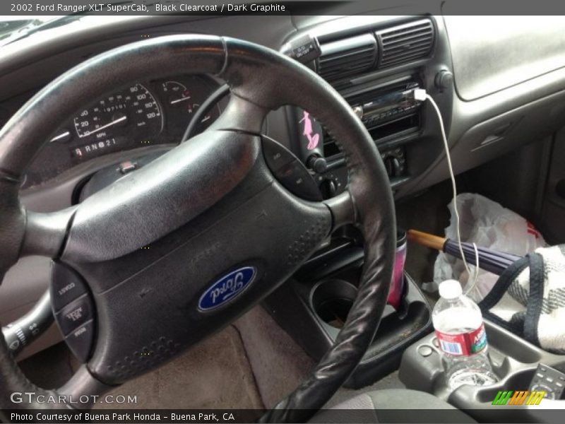Black Clearcoat / Dark Graphite 2002 Ford Ranger XLT SuperCab