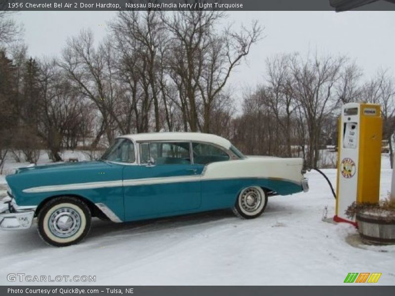  1956 Bel Air 2 Door Hardtop Nassau Blue/India Ivory