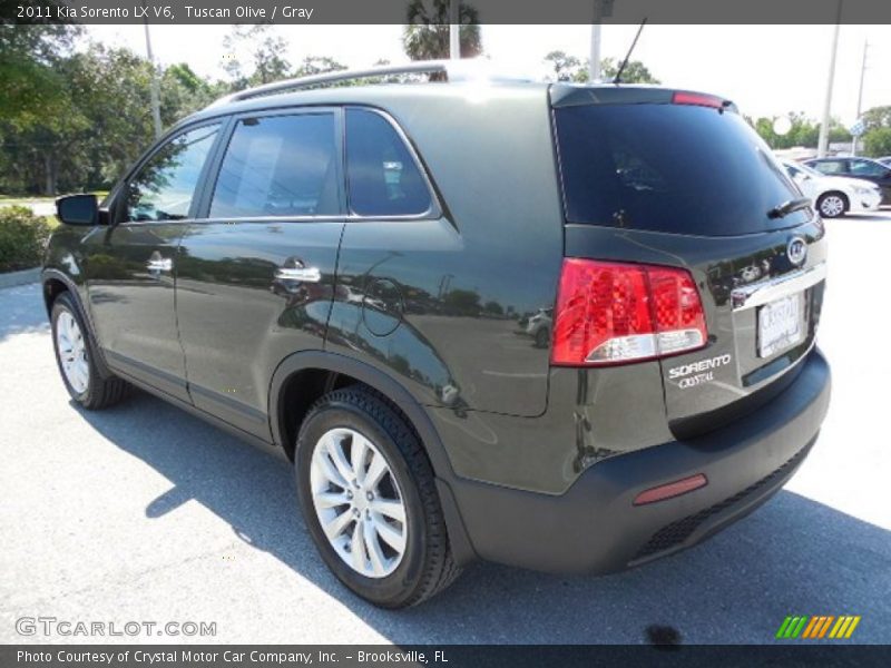 Tuscan Olive / Gray 2011 Kia Sorento LX V6