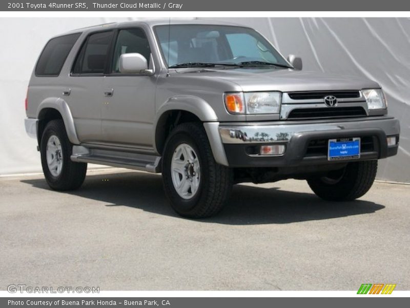 Thunder Cloud Metallic / Gray 2001 Toyota 4Runner SR5