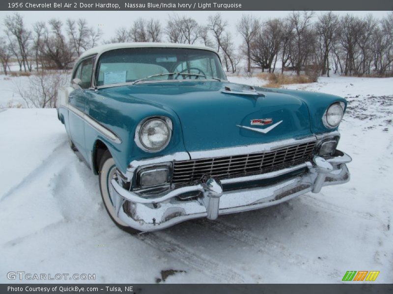 Front 3/4 View of 1956 Bel Air 2 Door Hardtop