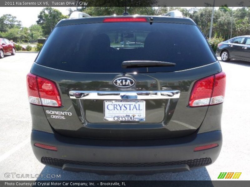Tuscan Olive / Gray 2011 Kia Sorento LX V6