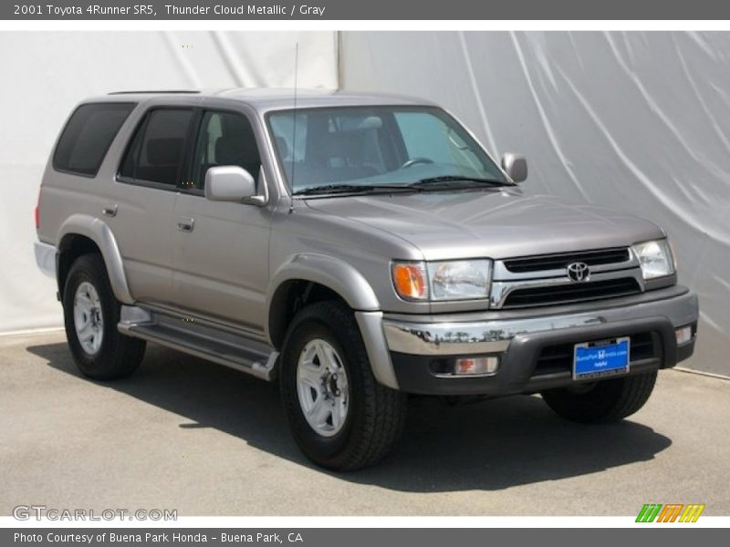 Thunder Cloud Metallic / Gray 2001 Toyota 4Runner SR5
