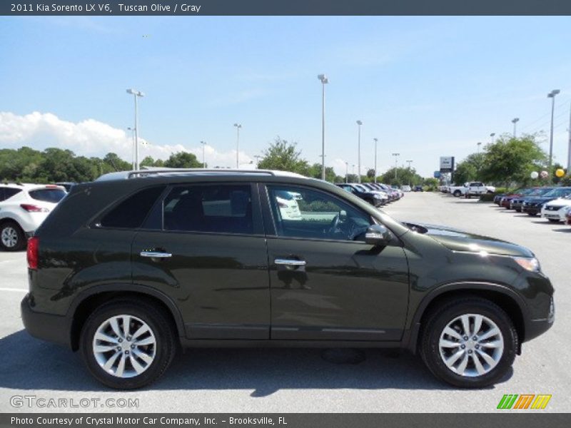 Tuscan Olive / Gray 2011 Kia Sorento LX V6