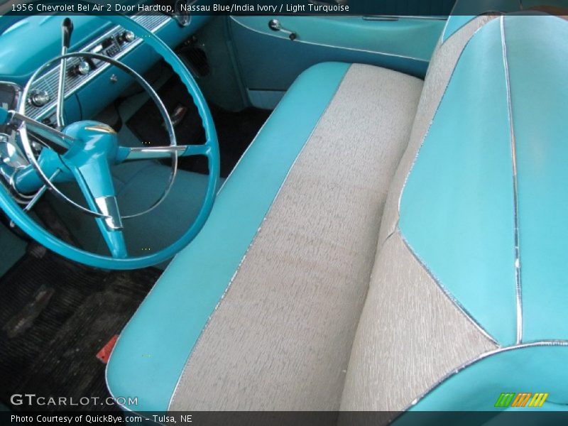 Front Seat of 1956 Bel Air 2 Door Hardtop