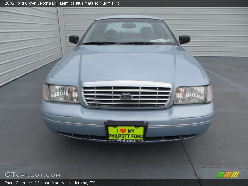 Light Ice Blue Metallic / Light Flint 2003 Ford Crown Victoria LX