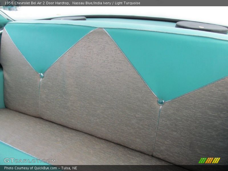 Rear Seat of 1956 Bel Air 2 Door Hardtop