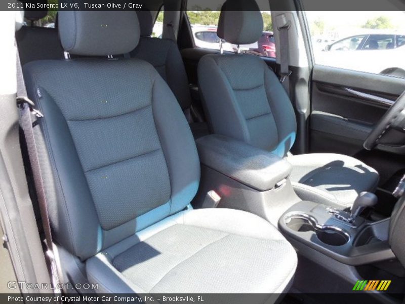 Tuscan Olive / Gray 2011 Kia Sorento LX V6