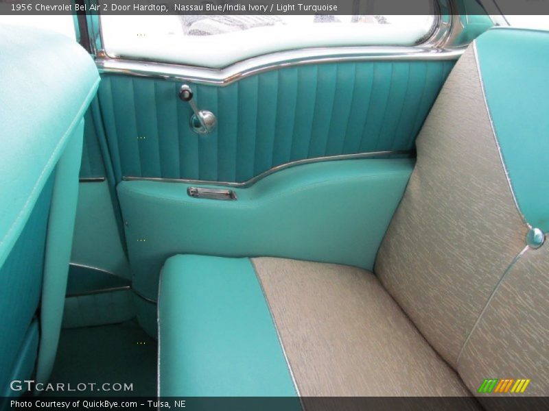 Rear Seat of 1956 Bel Air 2 Door Hardtop