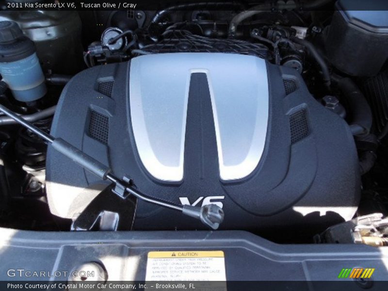 Tuscan Olive / Gray 2011 Kia Sorento LX V6