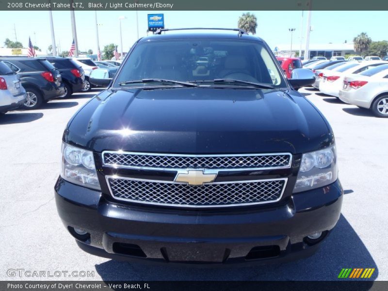 Black / Light Cashmere/Ebony 2008 Chevrolet Tahoe LTZ