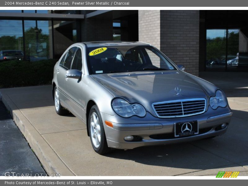 Pewter Silver Metallic / Charcoal 2004 Mercedes-Benz C 240 Sedan