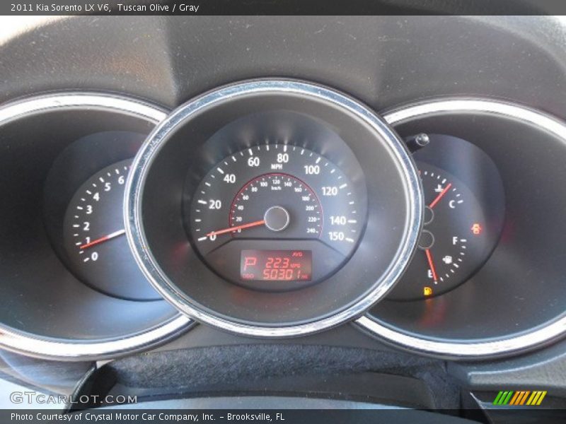 Tuscan Olive / Gray 2011 Kia Sorento LX V6