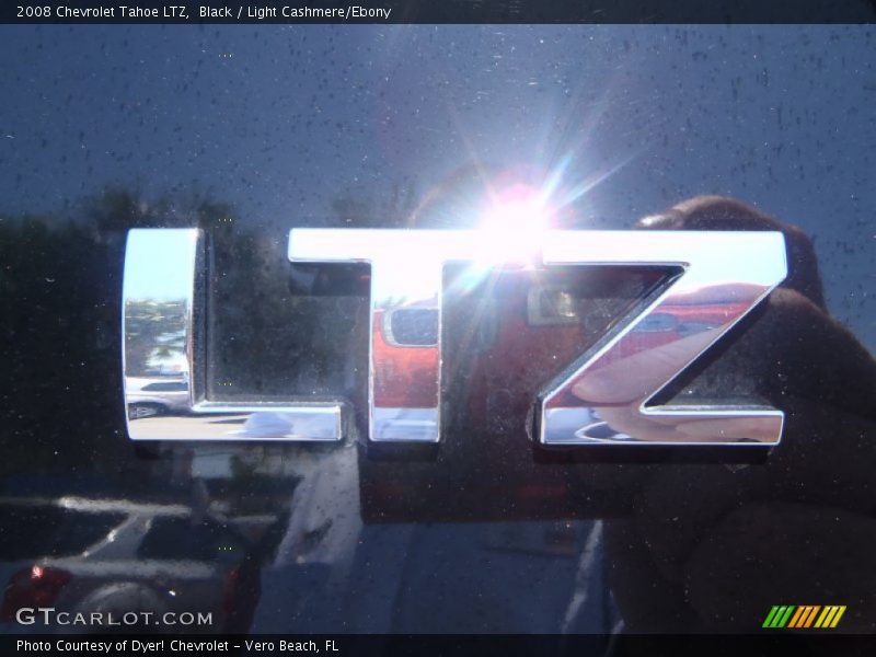 Black / Light Cashmere/Ebony 2008 Chevrolet Tahoe LTZ