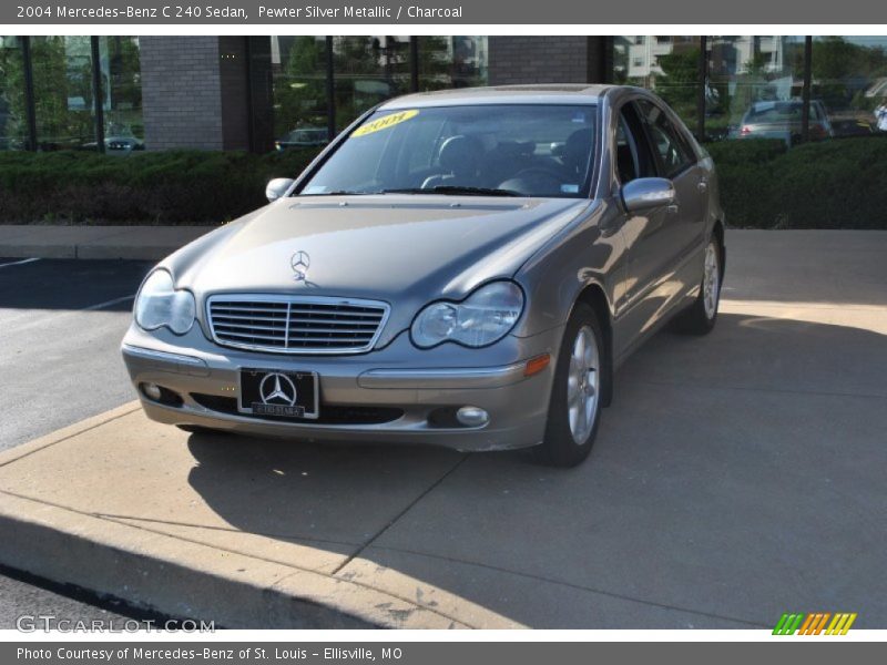 Pewter Silver Metallic / Charcoal 2004 Mercedes-Benz C 240 Sedan