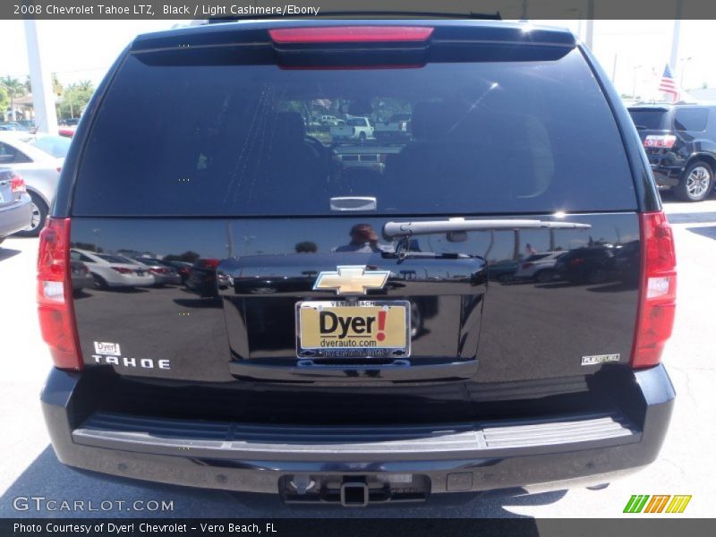 Black / Light Cashmere/Ebony 2008 Chevrolet Tahoe LTZ
