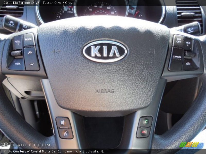 Tuscan Olive / Gray 2011 Kia Sorento LX V6