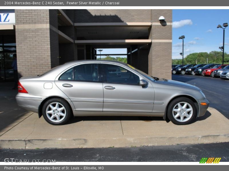Pewter Silver Metallic / Charcoal 2004 Mercedes-Benz C 240 Sedan