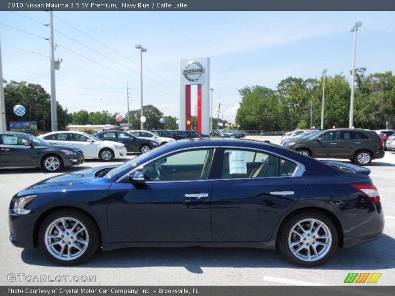 Navy Blue / Caffe Latte 2010 Nissan Maxima 3.5 SV Premium