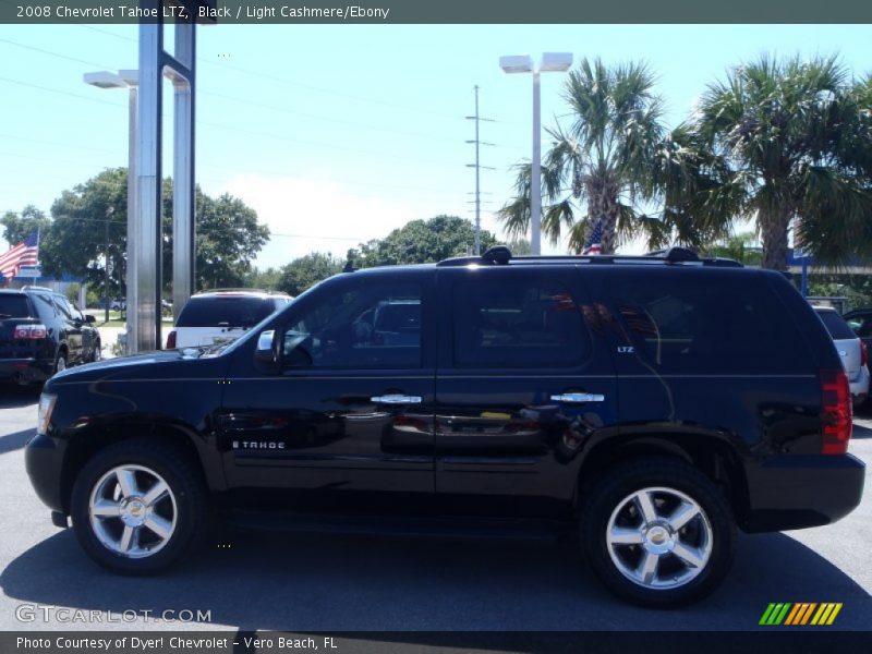 Black / Light Cashmere/Ebony 2008 Chevrolet Tahoe LTZ