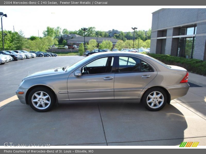 Pewter Silver Metallic / Charcoal 2004 Mercedes-Benz C 240 Sedan