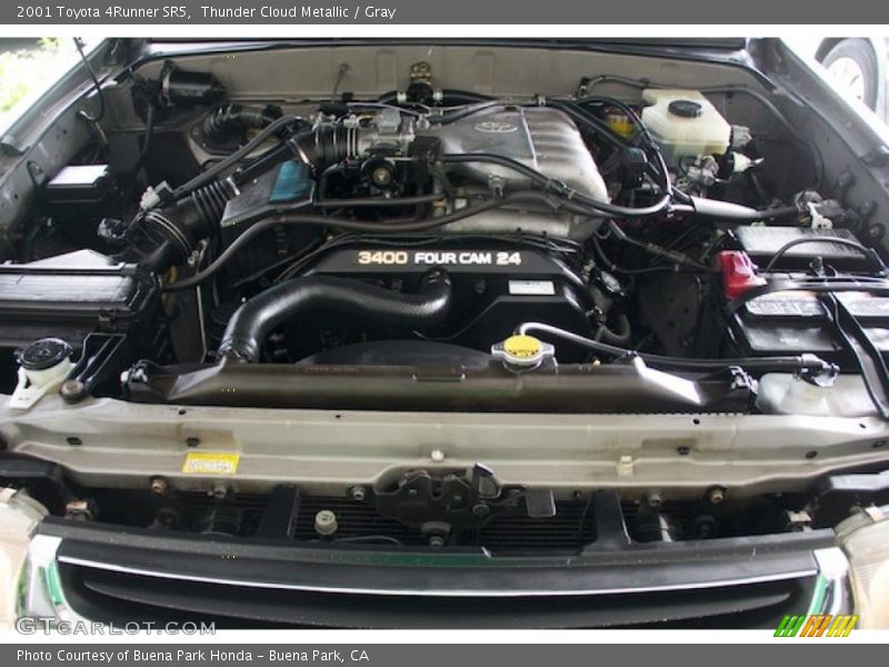 Thunder Cloud Metallic / Gray 2001 Toyota 4Runner SR5