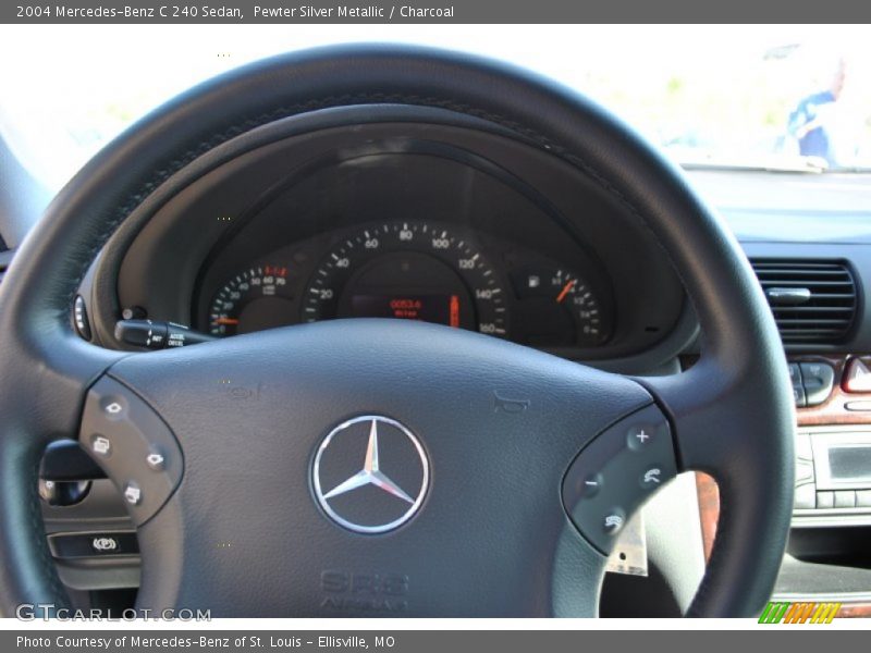 Pewter Silver Metallic / Charcoal 2004 Mercedes-Benz C 240 Sedan