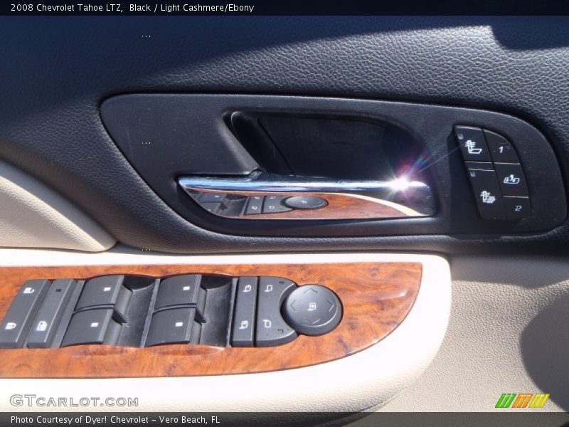 Black / Light Cashmere/Ebony 2008 Chevrolet Tahoe LTZ