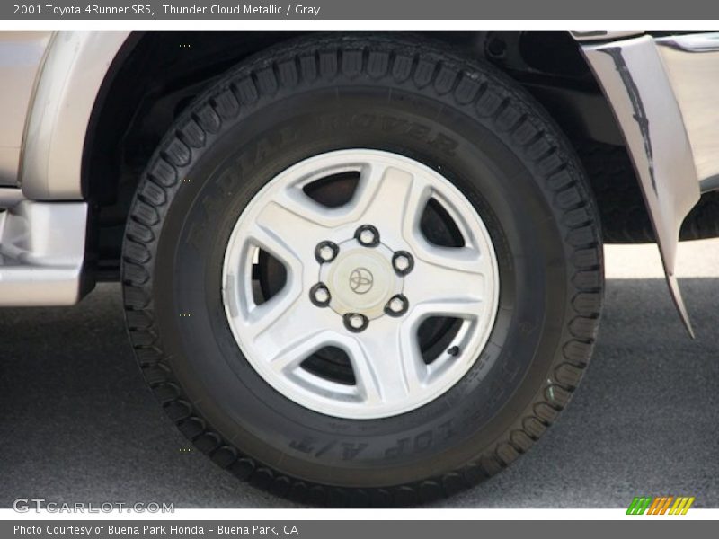 Thunder Cloud Metallic / Gray 2001 Toyota 4Runner SR5