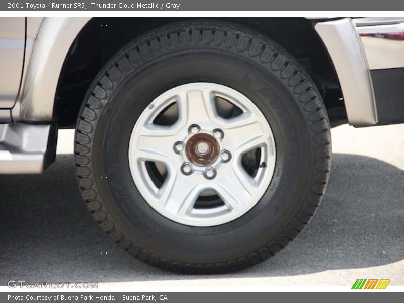 Thunder Cloud Metallic / Gray 2001 Toyota 4Runner SR5