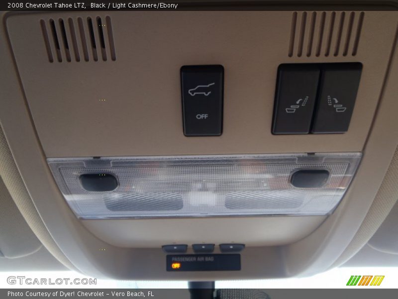 Black / Light Cashmere/Ebony 2008 Chevrolet Tahoe LTZ