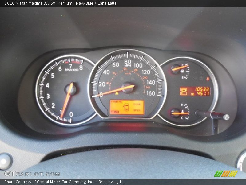 Navy Blue / Caffe Latte 2010 Nissan Maxima 3.5 SV Premium