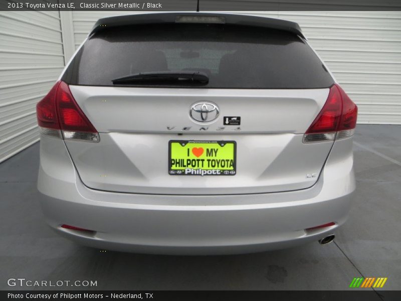 Classic Silver Metallic / Black 2013 Toyota Venza LE